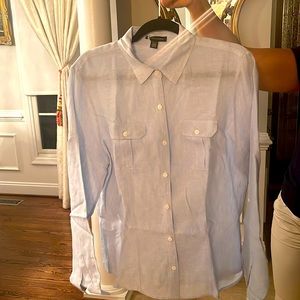 Navy blue classy button down shirt